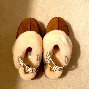 Genuine Ugg Shearling Slingback Sandal